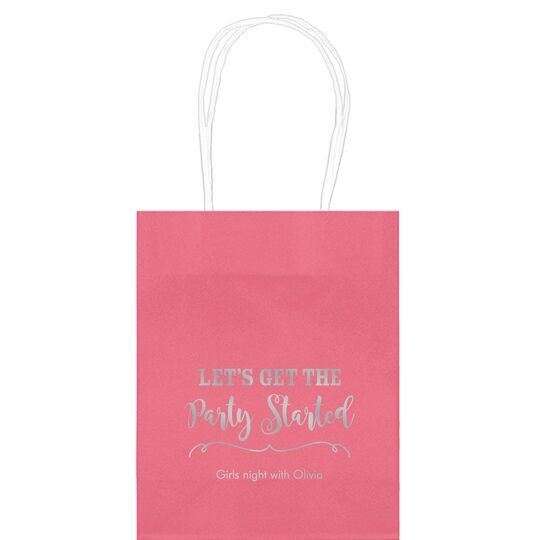 Let's Get the Party Started Mini Twisted Handled Bags